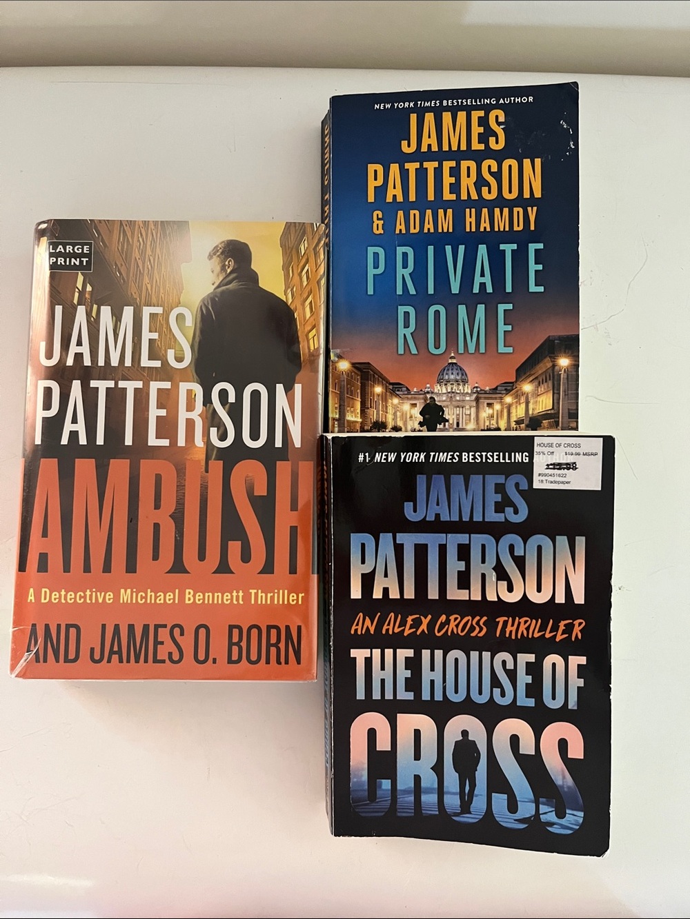 James Patterson Thriller Set - 2018, 2024, 2026
